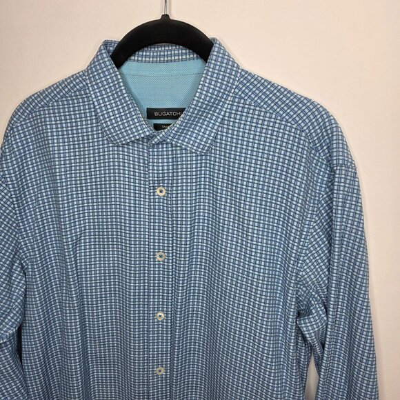 Bugatchi Dress Shirt Mens Small - Picture 3 of 7